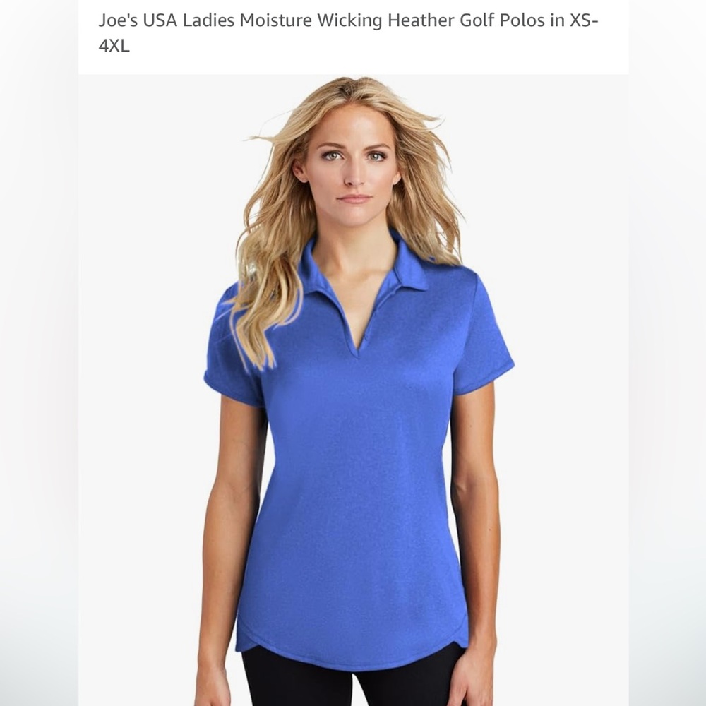 Women’s Driequip Short Sleeve Golf Polo in Blue
